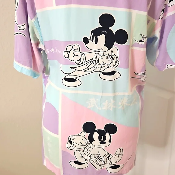 Bershka Disney Pastel Mickey Mouse Shirt Unisex. Size Oversize Small. - Picture 7 of 14